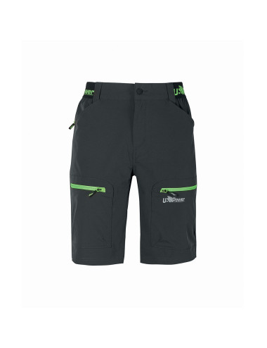 PANTALONCINO U-POWER ARES Asphalt Grey/Green
