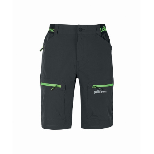 PANTALONCINO U-POWER ARES Asphalt Grey/Green PANTALONCINO U-POWER ARES Asphalt Grey/Green