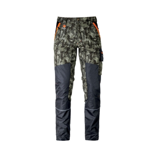 PANTALONI DA LAVORO KAPRIOL TENERE' PRO GARDENER COLORE CAMOUFLAGE/VERDE