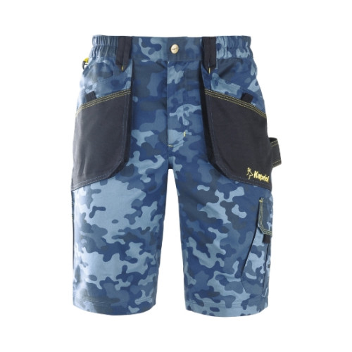 PANTALONI CORTI SLICK COLORE CAMOUFLAGE BLU KAPRIOL PANTALONI CORTI SLICK COLORE CAMOUFLAGE BLU KAPRIOL
