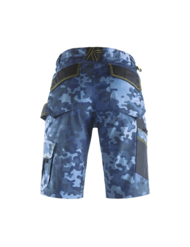 PANTALONI CORTI SLICK COLORE CAMOUFLAGE BLU KAPRIOL