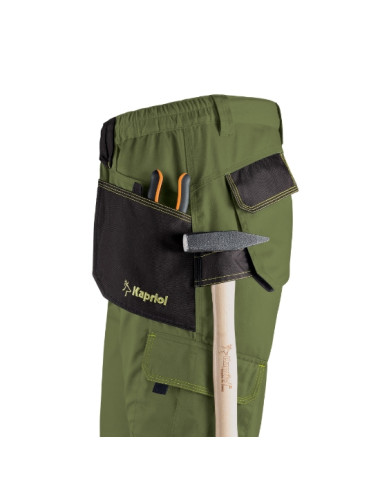 PANTALONI CORTI SLICK COLORE VERDE KAPRIOL