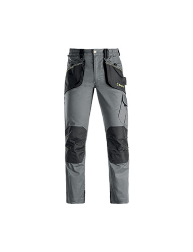 PANTALONI DA LAVORO SLICK COLORE GRIGIO/NERO KAPRIOL