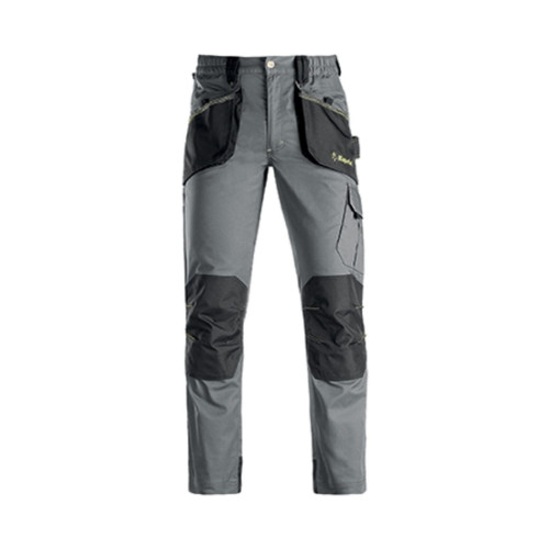 PANTALONI DA LAVORO SLICK COLORE GRIGIO/NERO KAPRIOL