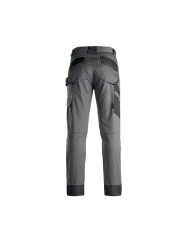 PANTALONI DA LAVORO SLICK COLORE GRIGIO/NERO KAPRIOL