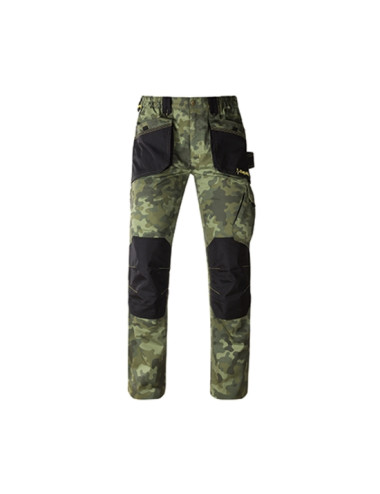 PANTALONI DA LAVORO SLICK COLORE CAMO VERDE KAPRIOL