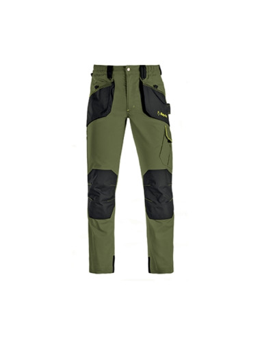 PANTALONI DA LAVORO SLICK COLORE VERDE KAPRIOL