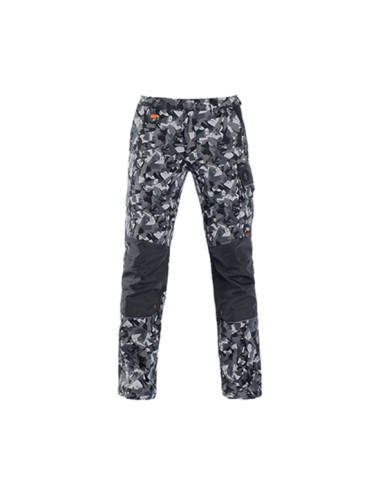 PANTALONI DA LAVORO TENERE' PRO CAMOUFLAGE GRIGIO KAPRIOL