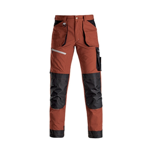 PANTALONI DA LAVORO DYNAMIC COLORE RUGGINE/NERO KAPRIOL PANTALONI DA LAVORO DYNAMIC COLORE RUGGINE/NERO KAPRIOL