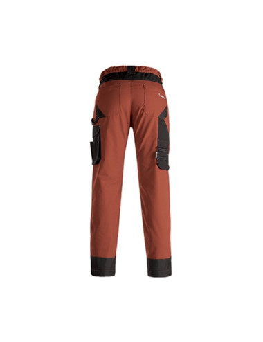 PANTALONI DA LAVORO DYNAMIC COLORE RUGGINE/NERO KAPRIOL