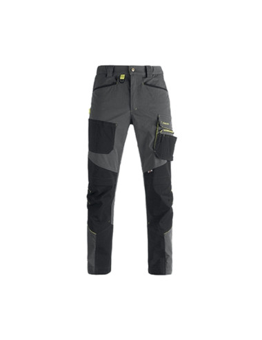 PANTALONI PIASTRELLISTA DYNAMIC COLORE GRIGIO/NERO KAPRIOL