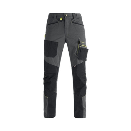 PANTALONI PIASTRELLISTA DYNAMIC COLORE GRIGIO/NERO KAPRIOL