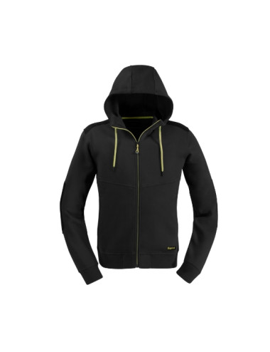 FELPA CON CAPPUCCIO DA LAVORO SLICK NERO KAPRIOL