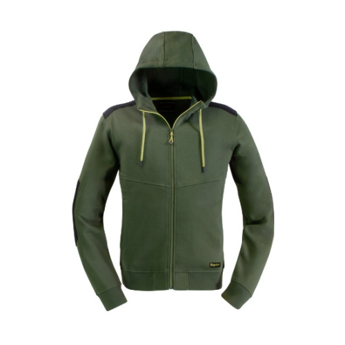 FELPA CON CAPPUCCIO DA LAVORO SLICK VERDE KAPRIOL