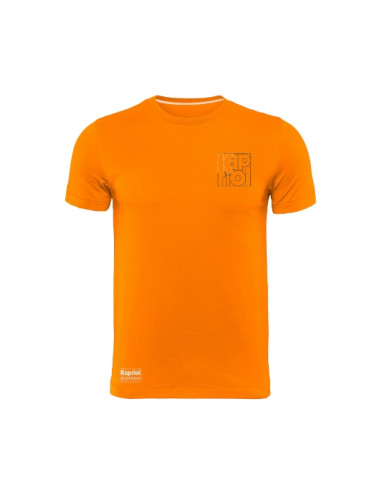 MAGLIETTA A MANICHE CORTE ENJOY ORANGE PEPPER KAPRIOL