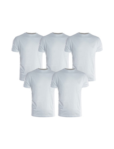 SET 5 MAGLIETTE BIANCHE KAPRIOL