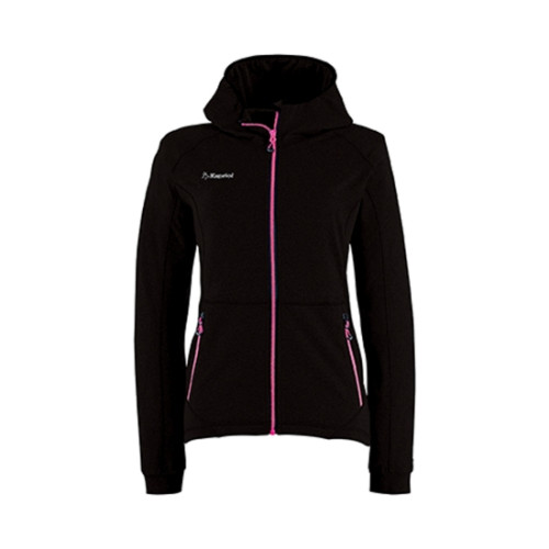 Felpa da lavoro donna con cappuccio e zip elasticizzata