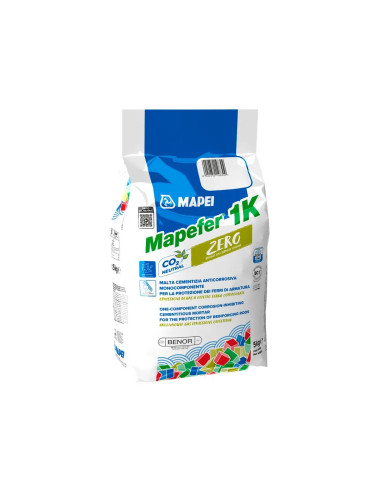 MAPEI MAPEFER 1K ZERO MALTA ANTICORROSIONE PER FERRI D'ARMATURA