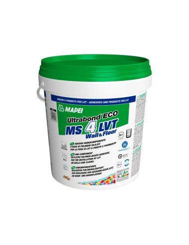 MAPEI ULTRABOND ECO MS 4 LVT WALL&FLOOR ADESIVO MONOCOMPONENTE PER LA POSA DI LVT A PARETE E PAVIMENTO