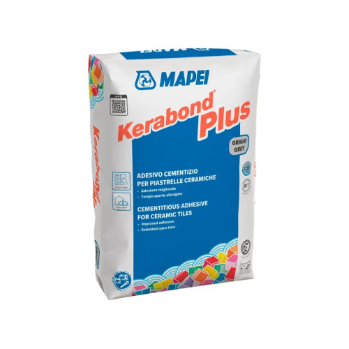 Kerabond Plus Mapei – Adesivo cementizio migliorato per piastrelle ceramiche (25 kg)