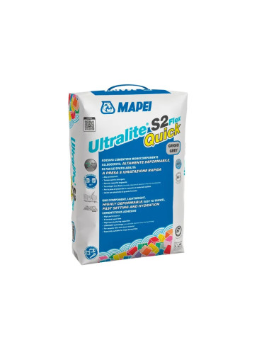 ULTRALITE S2 FLEX QUICK MAPEI ADESIVO CEMENTIZIO MONOCOMPONENTE ALLEGGERITO