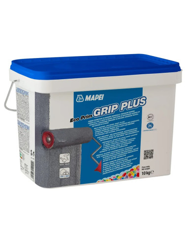 ECO PRIM GRIP PLUS MAPEI PRIMER PROMOTORE DI ADESIONE UNIVERSALE PER LISCIATURE, INTONACI E ADESIVI CEMENTIZI