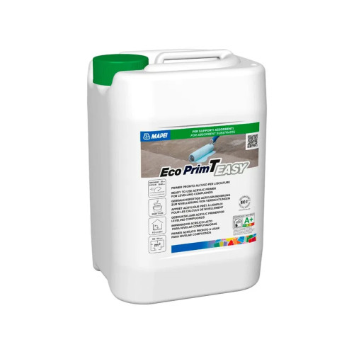 Eco Prim T Easy: Primer Acrilico Pronto all’Uso per Supporti Assorbenti | MAPEI