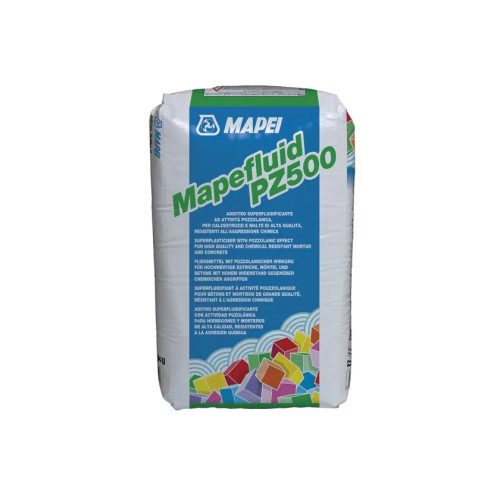 Mapefluid PZ500: Additivo Pozzolanico Superfluidificante in Polvere per Calcestruzzi Speciali