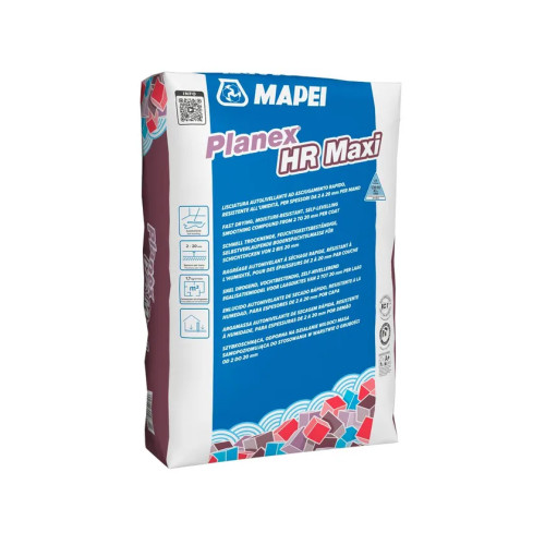 Planex HR Maxi: Lisciatura Autolivellante Rapida Resistente all’Umidità 2-20 mm