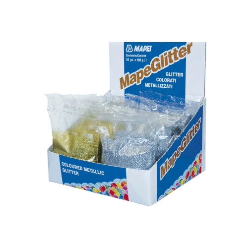 MapeGlitter: Glitter Metallizzati per Fughe e Finiture Decorative | Silver e Gold