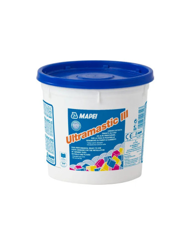 ULTRAMASTIC III MAPEI ADESIVO IN PASTA PRONTO ALL'USO PER LA POSA DI PIASTRELE CERAMICHE SU PARETI E PAVIMENTI