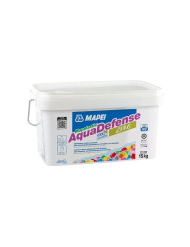 MAPELASTIC AQUADEFENSE ZERO MAPEI MEMBRANA LIQUIDA ELASTICA PER IMPERMEABILIZZAZIONE FUORI TERRA