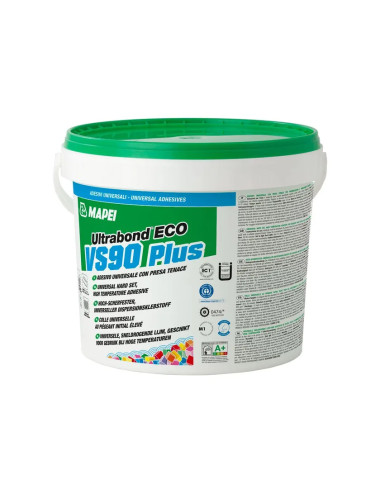 ULTRABOND ECO VS90 PLUS MAPEI ADESIVO UNIVERSALE PER LA POSA DI PAVIMENTI RESILIENTI E TESSILI