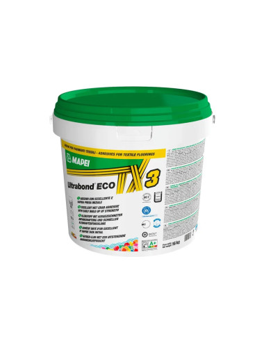 ULTRABOND ECO TX3 MAPEI ADESIVO PER PAVIMENTAZIONI TESSILI E IN LINOLEUM