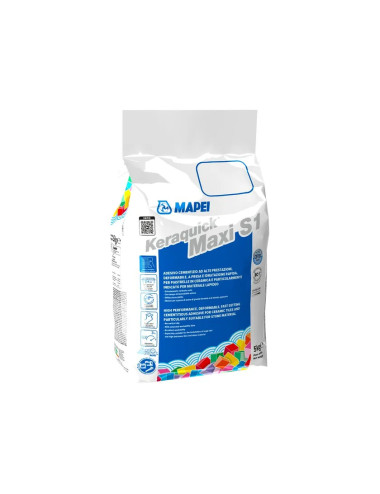 KERAQUICK MAXI S1 MAPEI ADESIVO A PRESA RAPIDA E SCIVOLAMENTO NULLO
