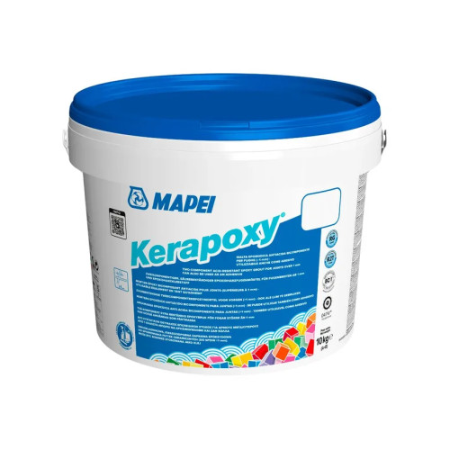 Kerapoxy Mapei – Malta Epossidica Bicomponente Antiacida per Fughe e Incollaggio (2 kg, 5 kg, 10 kg)