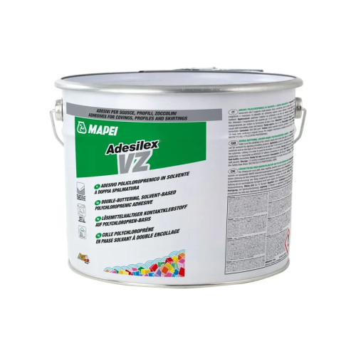Adesilex VZ: Adesivo Policloroprenico per PVC a Presa Immediata | Zoccolini, Profili e Superfici Curve