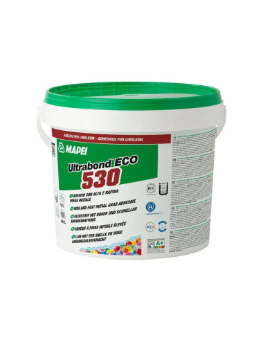 ULTRABOND ECO 530 MAPEI ADESIVO PER LINOLEUM A RAPIDA E FORTE PRESA INIZIALE