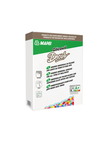 GLICOVIL DECOR MAPEI ADESIVO PER LA POSA DI CARTE DA PARATI CON RETRO DI OGNI TIPO