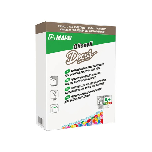 Glicovil Decor: Colla per Carta da Parati e Vinilici Pesanti | Adesivo per TNT e Tappezzeria a Parete