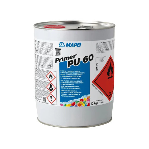 Primer PU60: Resina Poliuretanica Impermeabilizzante e Consolidante per Massetti Umidi (Prima della Posa Parquet)