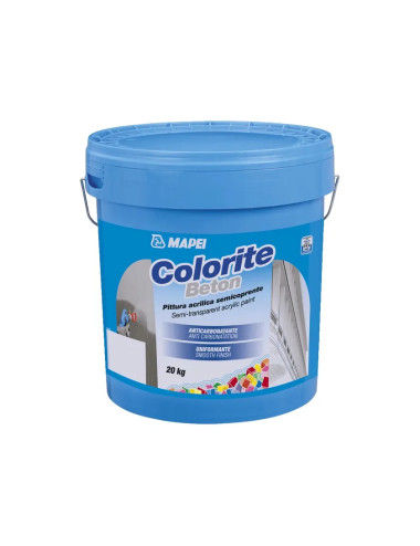 COLORITE BETON MAPEI PITTURA ACRILICA SEMICOPRENTE