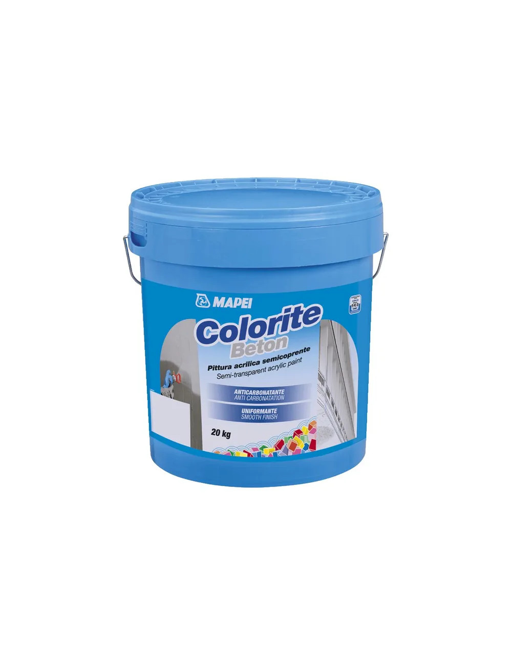 Color Itej Colorite Beton – Pittura acrilica semicoprente per calcestruzzo faccia ...