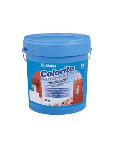 COLORITE PERFORMANCE MAPEI PITTURA ACRILICA PROTETTIVA PER ESTERNI E INTERNI