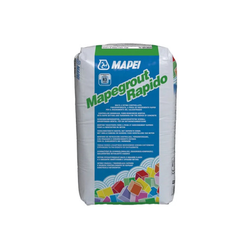 Mapegrout Rapido – Malta fibrorinforzata a presa rapida per ripristino del calcestruzzo