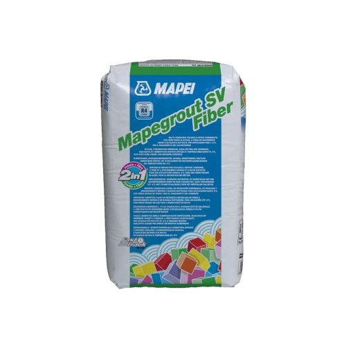 Mapegrout SV Fiber – Malta colabile fibrorinforzata in acciaio per ripristino calcestruzzo a basse temperature