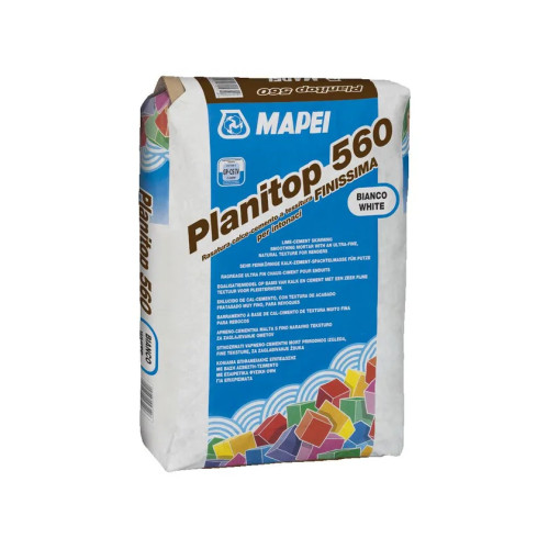 Planitop 560 Mapei – Rasatura finissima bianca per intonaci interni ed esterni