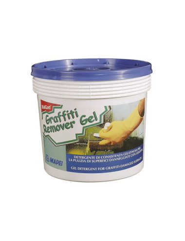 WALLGARD GRAFFITI REMOVER GEL MAPEI DETERGENTE TISSOTROPICO PER LA PULIZIA DI SUPERFICI DANNEGGIATE CON GRAFFITI