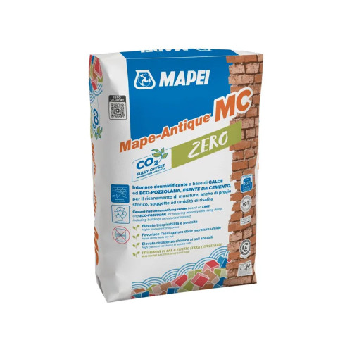 Mape-Antique MC Mapei 25 kg | Intonaco Deumidificante Macroporoso a Base Calce