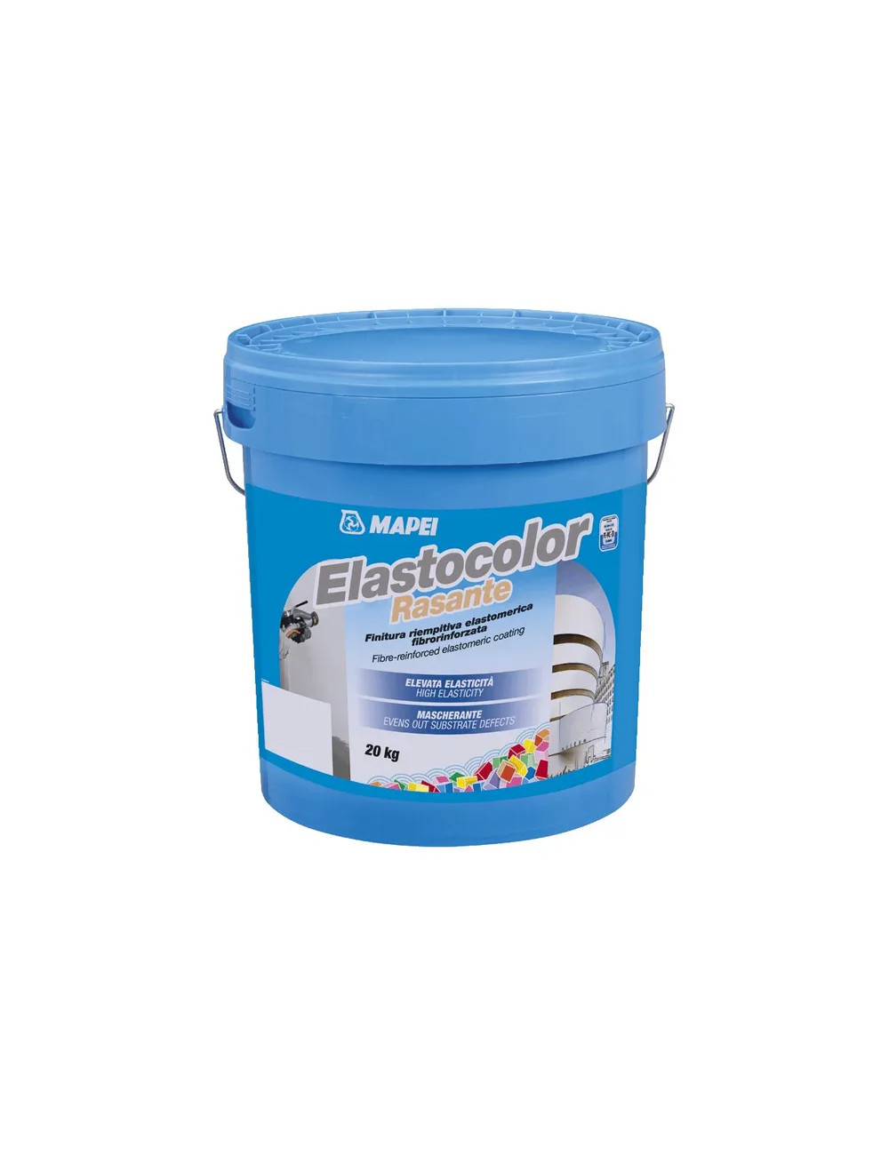 Trainel Rasante Elastocolor Rasante Mapei 20 kg | Rasante Elastomerico Fibrorinforzato